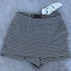 Zara tweed skort NWT